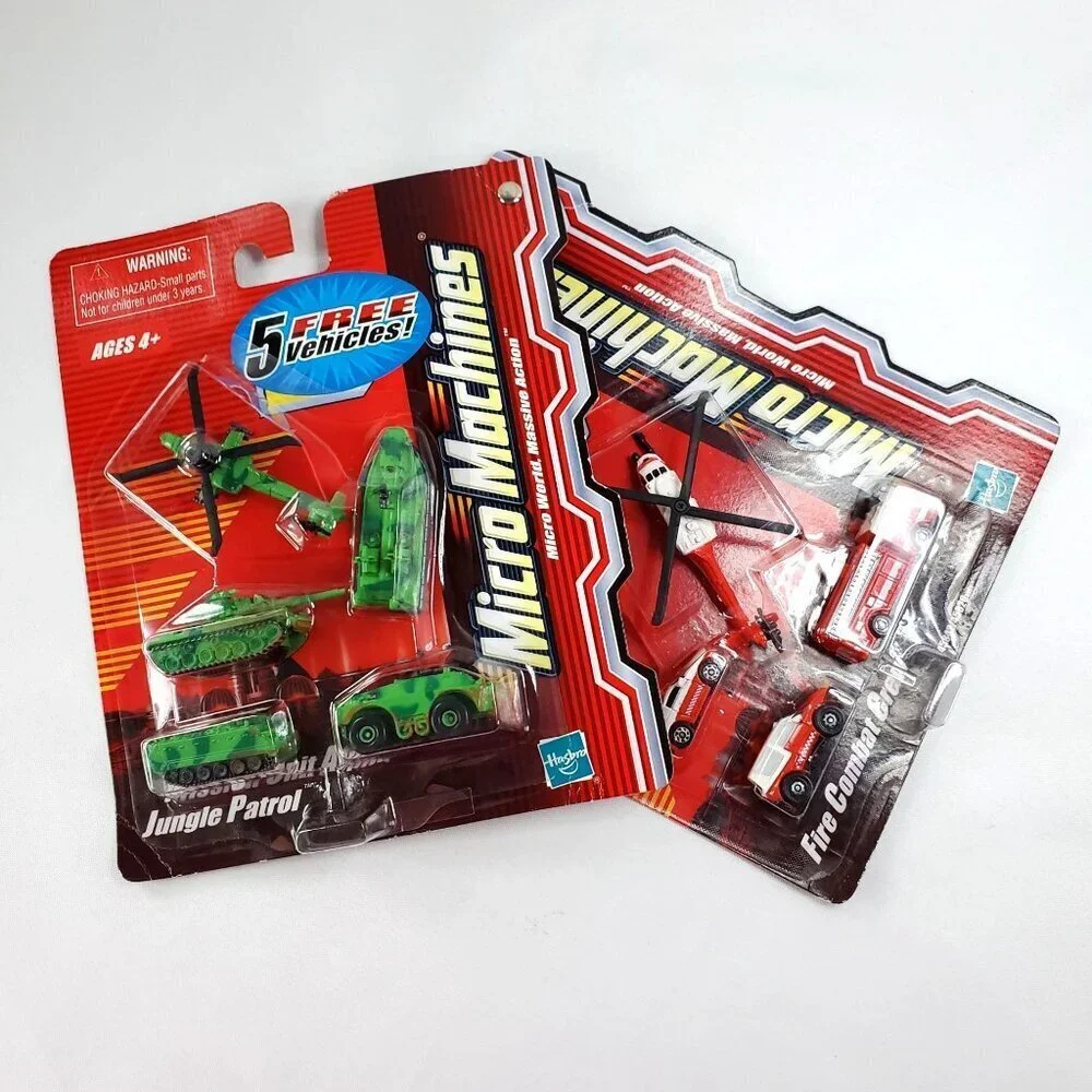 VTG Hasbro Micro Machines BOGO Pack Mission Unit Alpha Future Strike, Fire Crew